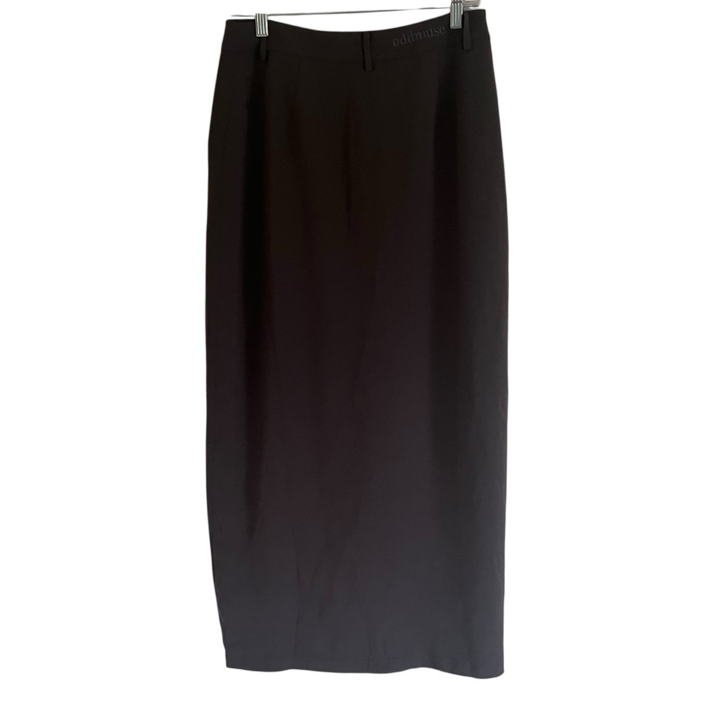 Odd Muse Slate Grey Midi Skirt NWT Medium OddMuse - Picture 2 of 11